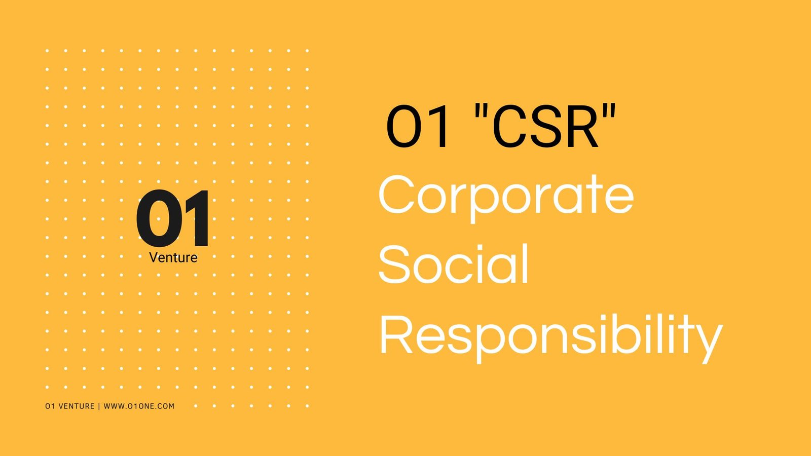 O1 Venture Corporate social responsibility CSR (2)
